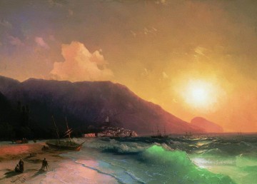 海の景色 1867 ロマンチックなイワン・アイヴァゾフスキー ロシア Oil Paintings